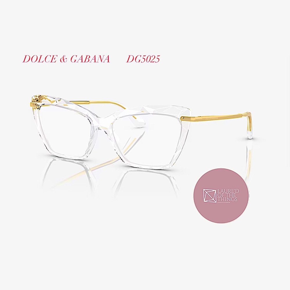 Dolce & Gabbana DG5025 Women's Eyeglasses - Crystal